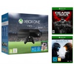 Micromania: Xbox One 1To + 2e manette + FIFA 16 + Halo 5 + Gears of War Ultimate à 349,99€