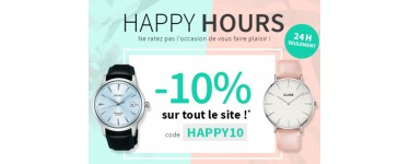 Montres & Co: 10% de réduction pour les Happy Hours
