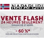 Napapijri: Vente flash pendant 24h : -60% sur une sélection d'articles d'hiver