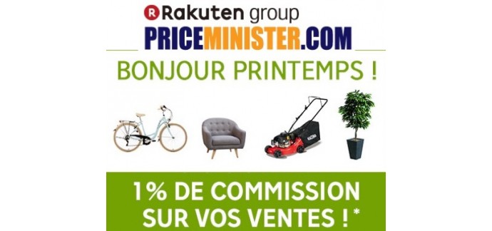 Rakuten: Vendeurs particuliers : payez seulement 1% de commission sur vos ventes