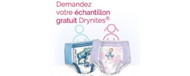 DryNites: 1 échantillon gratuit de sous-vêtements de nuit jetables offert