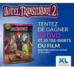 XL Airways: 30 DVD et 20 tee-shirts du film Hotel Transylvanie 2 à gagner