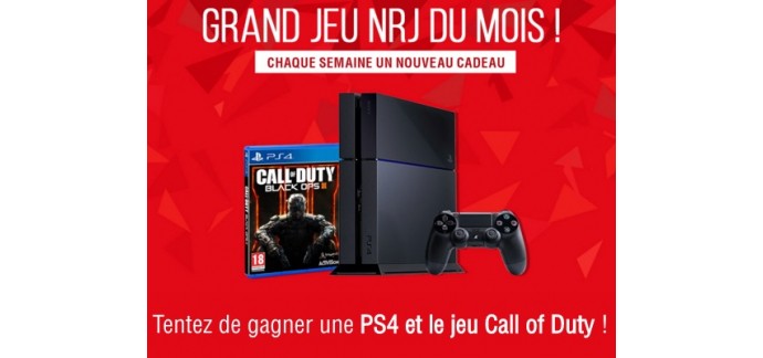 NRJ: Une console PS4 avec un jeu Call of Duty Black Ops III à gagner