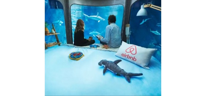 Airbnb: 1 nuit à l'aquarium de Paris avec 35 requins à gagner (3 gagnants)
