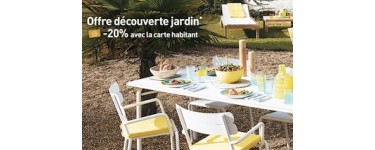 Habitat: -20% sur le mobilier de jardin et sur les accessoires d'extérieur