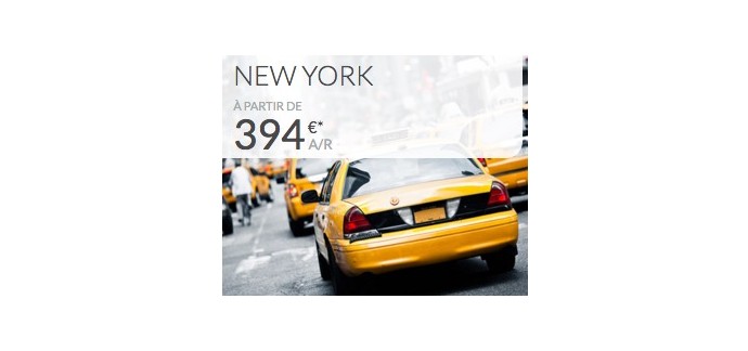 XL Airways: Vols Paris > New York à 394€ aller / retour en octobre 2016