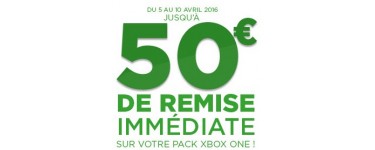 Micromania: Jusqu'à 50€ de remise immédiate sur les packs Xbox One