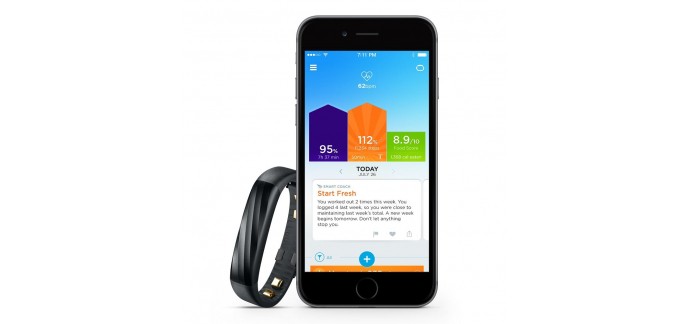 Amazon: Bracelet connecté Jawbone UP3 Tracker d'Activité / Sommeil à 103€