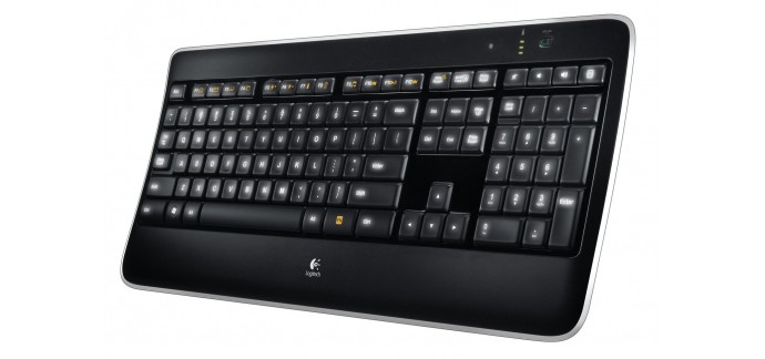 Amazon: Clavier Logitech Wireless Illuminated Keyboard K800 à 49,90 € 