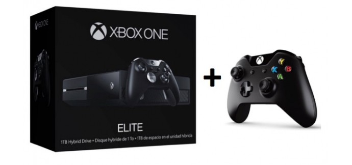 Amazon: Console Xbox One Elite 1To + 1 manette offerte à 389€