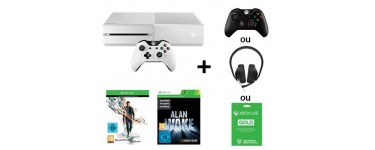 Microsoft: Pack Xbox One Quantum Break édition spéciale + Alan Wake + 2e manette pour 319€