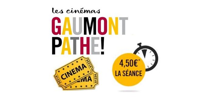 Gaumont Pathé: 4,5€ la place de cinéma le mardi sur une sélection de films quittant l'affiche