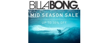 Billabong: Mid-Season Sale : jusqu'à 50% de réduction + livraison gratuite dès 40€ d'achats