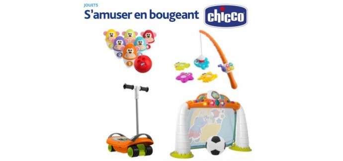 Chicco: 10€ remboursés dès 25€ d'achat sur les jouets Fit&Fun
