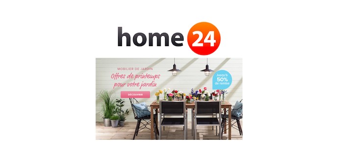 Home24: Jusqu'à -50% sur le mobilier de jardin