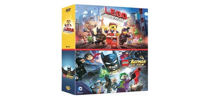 Amazon: Coffret DVD Coffret La Grande aventure LEGO + LEGO Batman à 4,99€