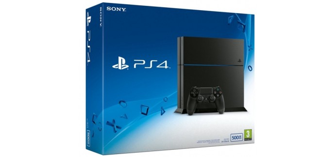 Amazon: Console PlayStation 4 500Go - nouveau chassis C (CUH-1216A) à 268,33€ livrée