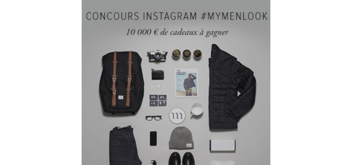 Menlook: 10000€ de bons d'achats à gagner sur Instagram