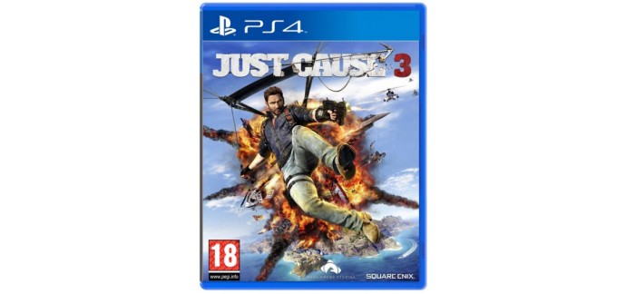 Fnac: Jeu Just Cause 3 sur PS4 ou Xbox One à 39,99€
