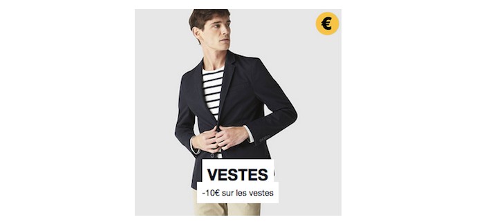 Celio*: 10€ de réduction sur une sélection de vestes