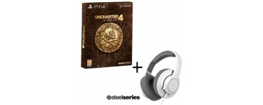 Cdiscount: Uncharted 4 : A Thief's End - Edition spéciale + Casque Steelseries à 79,99€