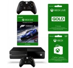 Cdiscount: Xbox One 500Go + 2e manette + Forza 6 + 3 mois de Live + 10€ sur le store à 299€