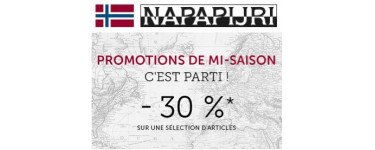 Napapijri: Promotions de Mi-Saison : -30% sur une sélection d'articles