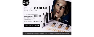 Sephora: Un kit de maquillage signé Marc Jacobs offert dès 40€ d'achats