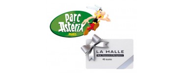 La Halle: 5 pass saison & 20 entrées au Parc Astérix + 10 bons d'achat La Halle de 40€