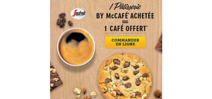 McDonald's: 1 pâtisserie by McCafé achetée = 1 café offert
