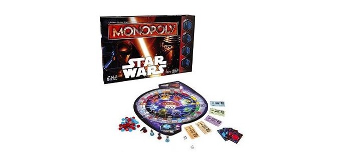 Amazon: Jeu De Société Monopoly Star Wars Hasbro à 16,49€ au lieu de 38,84