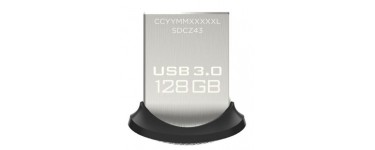 Amazon: Clé USB 3.0 SanDisk Ultra Fit 128 Go à 39,90€ au lieu de 49,90€