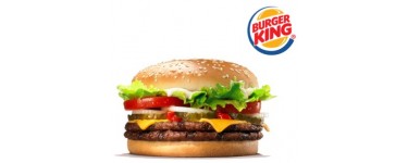 Burger King: 1 Sandwich offert en répondant à un sondage client