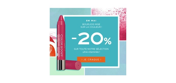 Bourjois: -20% sur une sélection de produits