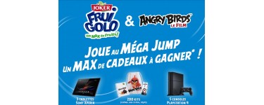 Joker: 3 tablettes Sony Xperia Z4, 5 consoles PS4 et 200 kits Angry birds à gagner