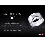Showroomprive: Payez 100€ le bon d'achat Mauboussin d'une valeur de 250€ valable dès 750€