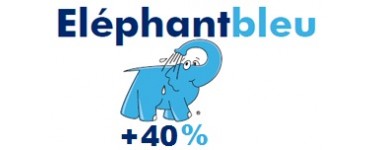 Eléphant bleu: 40% de lavage en plus pour tout achat de jetons ou rechargement à partir de 20€