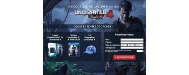 E.Leclerc: 1 pack console PS4, 25 jeux Uncharted et 74 casquettes