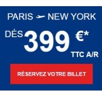 XL Airways: Vols Paris > New York dès 399€ A/R sans escale et avec 1 bagage de 20kg inclus