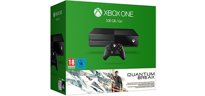 Amazon: Console Xbox One 500 Go + 2 jeux (Quantum Break & Alan Wake) à 249,9€