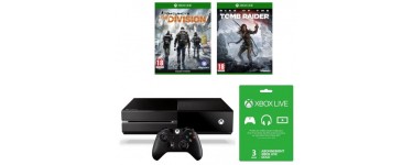 Cdiscount: Xbox One 1To + 2 jeux + Abonnement Xbox Live 3 mois + 10€ sur le Store à 309.99€