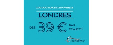 SNCF Connect: 100000 billets pour Londres à 39€ l'aller simple