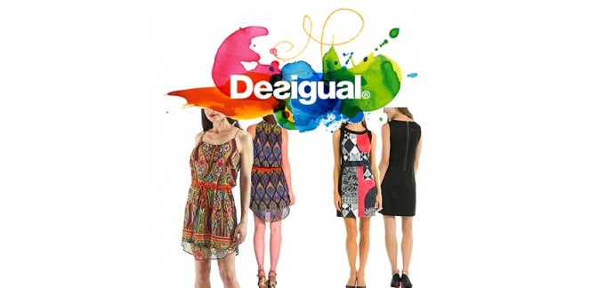 Amazon: Jusqu'à -60% sur une sélection de robes Desigual + Livraison GRATUITE