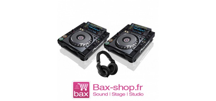 Bax Music: Le casque de DJ Pioneer HDJ-2000 MK2-K offert pour l'achat d'un set CDJ-2000