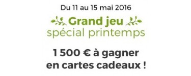 Maisons du Monde: 1500€ de cartes cadeaux à gagner