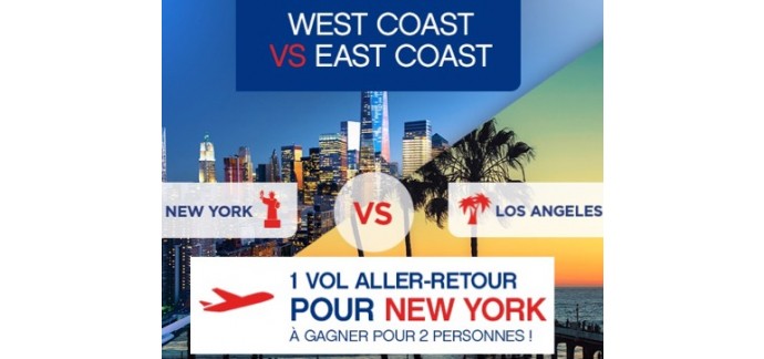 XL Airways: 1 voyage pour deux personnes à New York à gagner