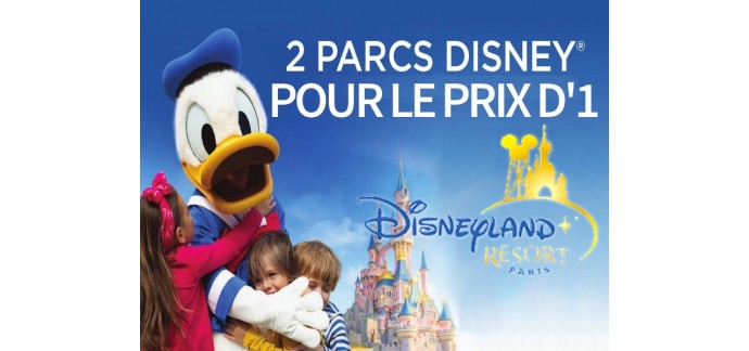 Disneyland Paris: Offre spéciale été : Profitez des 2 parcs d'attraction pour le prix d'1