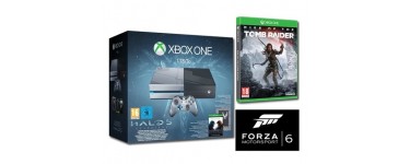Amazon: Xbox One 1 To + Halo 5 + Rise of the Tomb Raider + Forza Motorsport 6 à 349€