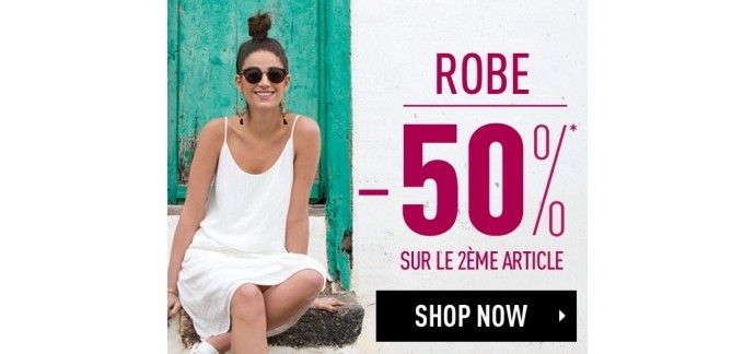 Pimkie: - 50% sur la 2ème robe achetée