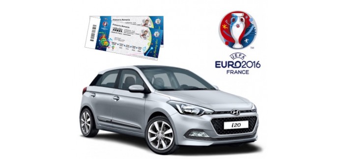 Hyundai: 1 voiture Hyundai i20 & des Places Premium pour les matchs de l'Euro à gagner